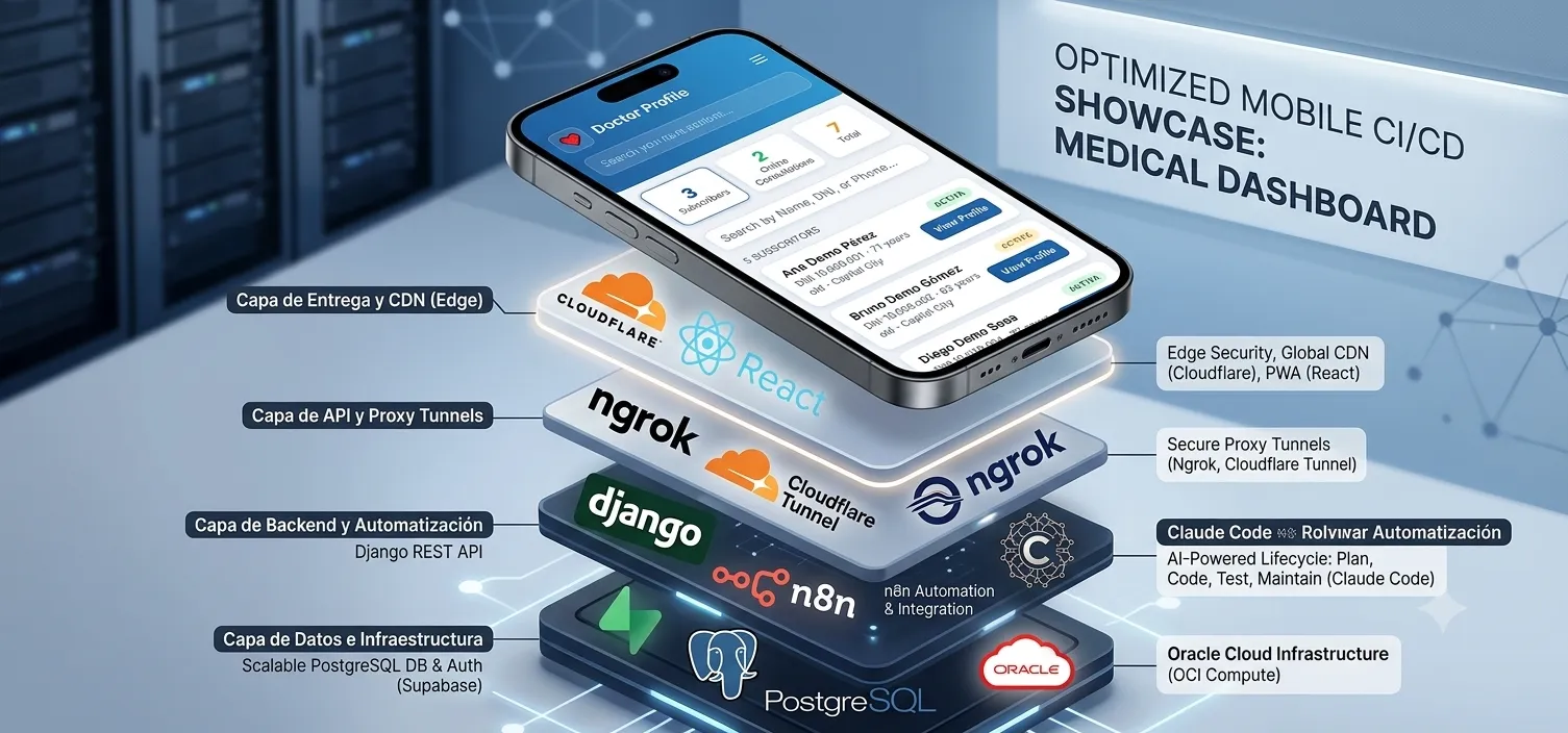 Medical dashboard with CI/CD